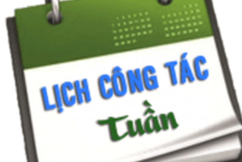 Lịch công tác tuần thứ 37 năm 2024