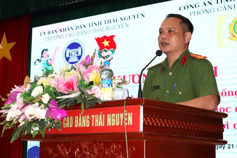 Trường Cao đẳng Thái Nguyên tổ chức buổi tuyên truyền phòng chống xâm hại trẻ em, Bạo lực học đường và vi phạm pháp luật liên quan đến người dưới 18 tuổi