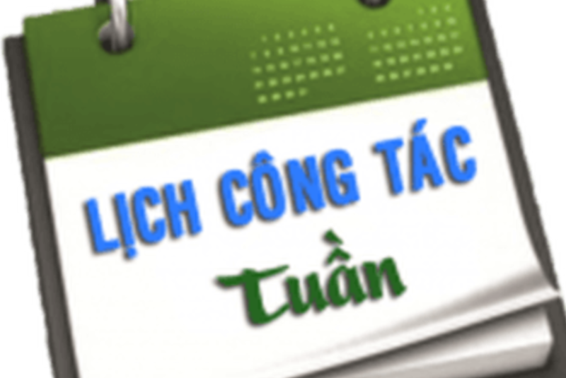 Lịch công tác tuần thứ 36 năm 2024