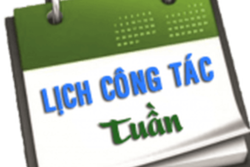 Lịch công tác tuần thứ 18 năm 2024