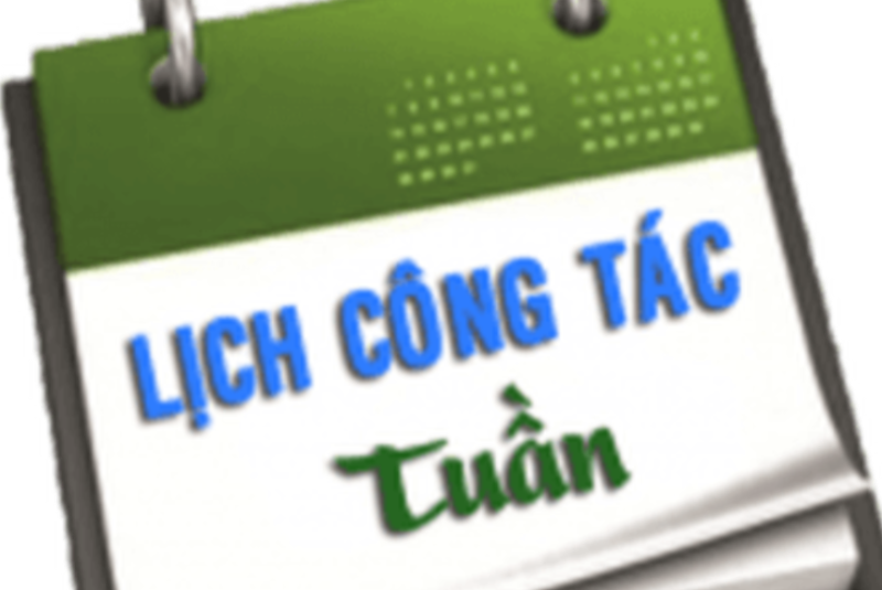 Lịch công tác tuần thứ 20 năm 2025