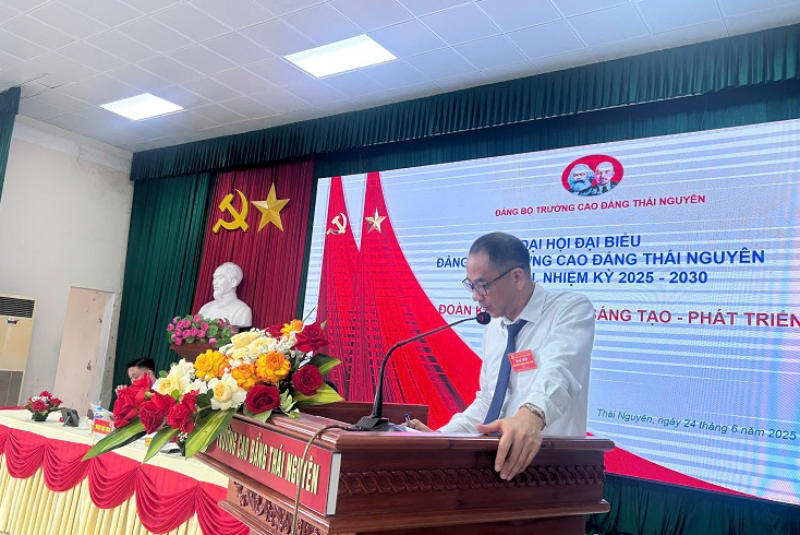 ĐẠI HỘI ĐẠI BIỂU ĐẢNG BỘ TRƯỜNG CAO ĐẲNG THÁI NGUYÊN LẦN THỨ II, NHIỆM KỲ 2025 – 2030