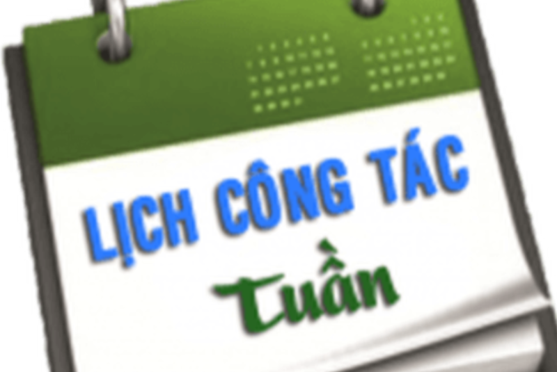 Lịch công tác tuần 31 năm 2026