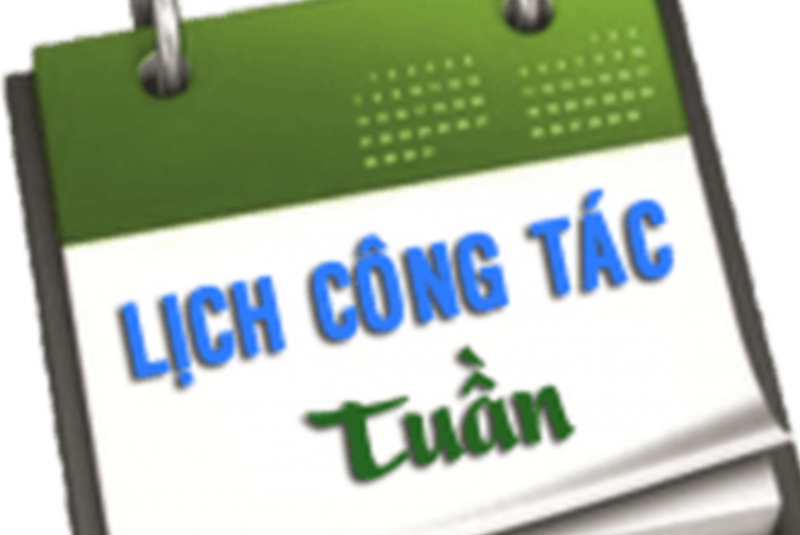 Lịch công tác tuần thứ 40 năm 2024