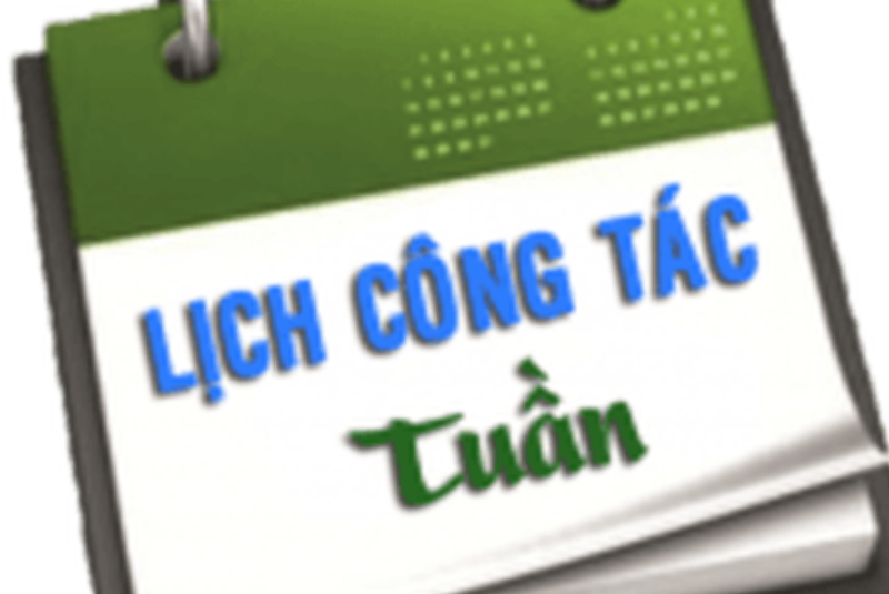 Lịch công tác tuần thứ 32 năm 2024