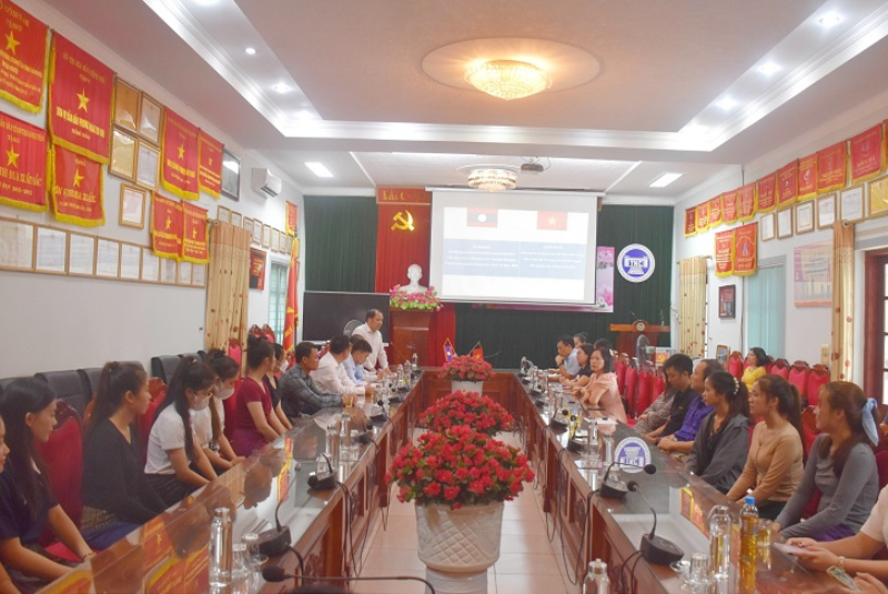 Trường Cao đẳng Thái Nguyên tiếp đón Đoàn công tác Sở Ngoại vụ tỉnh Hủa phăn, Cộng hòa Dân chủ Nhân dân Lào