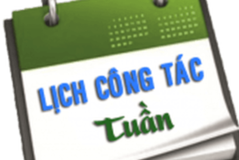 Lịch công tác tuần thứ 38 năm 2024