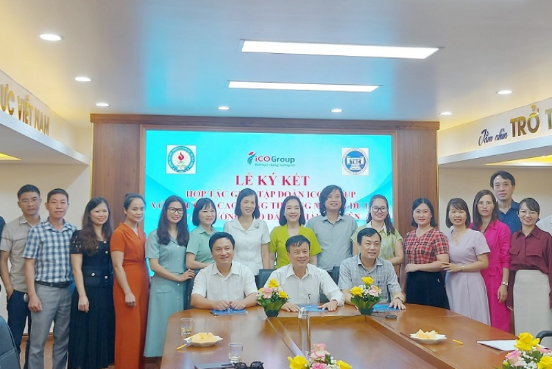 Trường Cao đẳng Thái Nguyên ký kết thoả thuận hợp tác với Tập đoàn ICOGroup