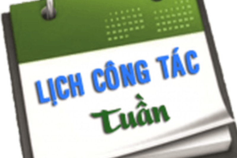 Lịch công tác tuần thứ 34 năm 2024