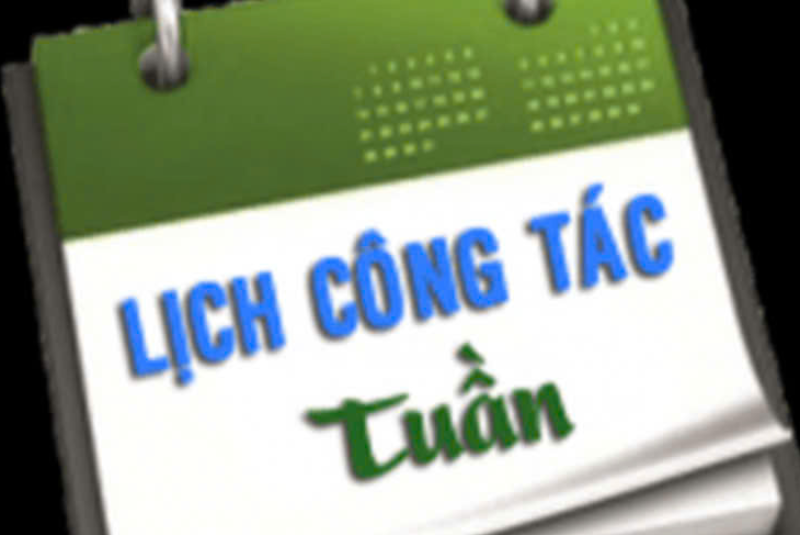 Lịch công tác tuần 38 năm 2026