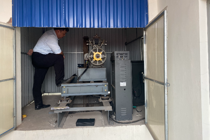 Thực hiện kiểm định thang máy sử dụng tại Trường Cao đẳng Thái Nguyên