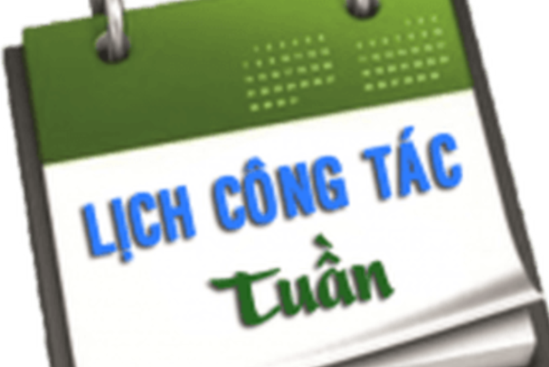 Lịch công tác tuần thứ 22 năm 2024