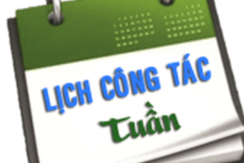 Lịch công tác tuần thứ 35 năm 2024